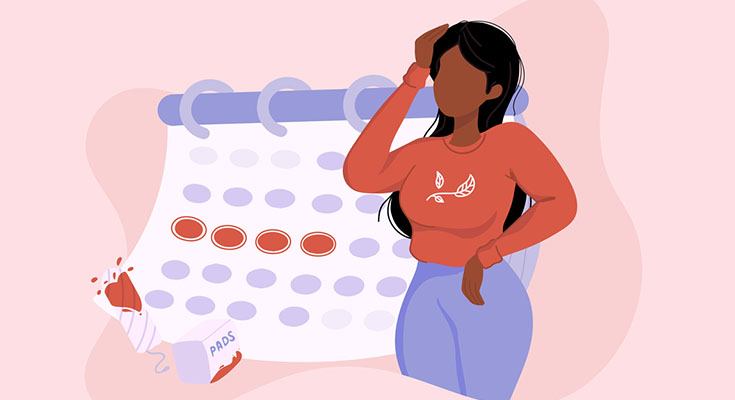 What medications are used to treat irregular periods?