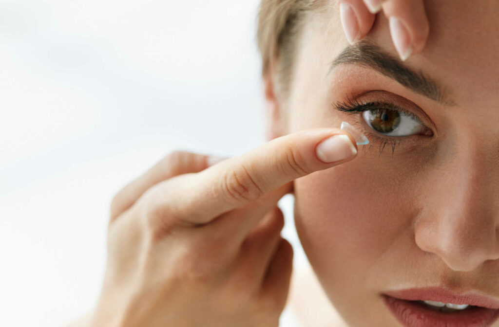 What are the advantages of Contact lenses?