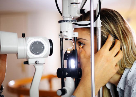 Why is an eye check-up important for people with diabetes?