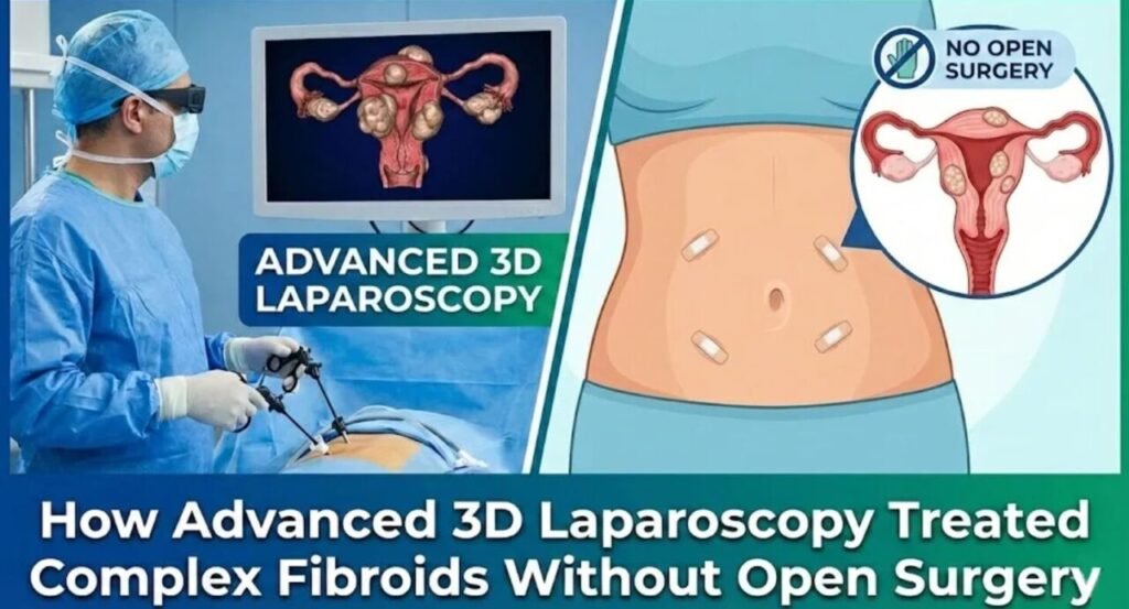 Large Fibroid Removal Via 3D Laparoscopy