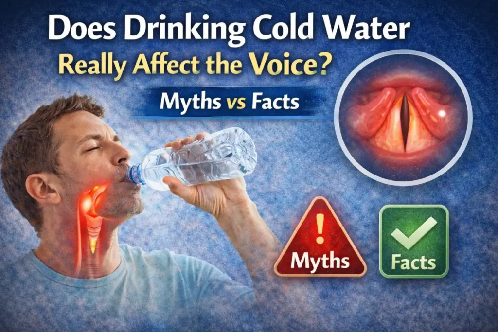 Does Drinking Cold Water Affect Voice? ENT Insights Doctor Near Me Drinking Cold Water Really Affect the Voice?