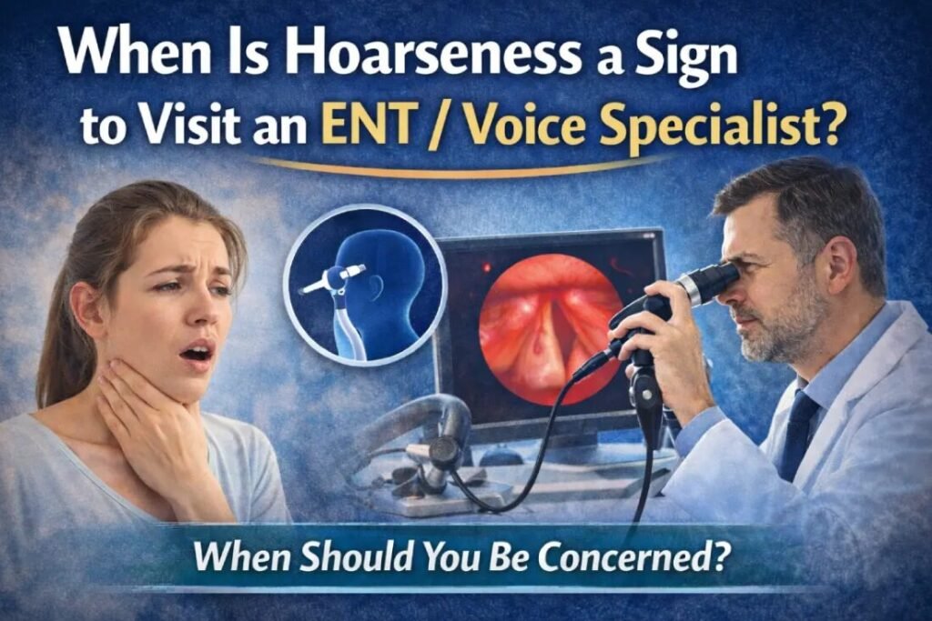 Sign to Visit an ENT / Voice Specialist Sign to Visit an ENT / Voice Specialist
